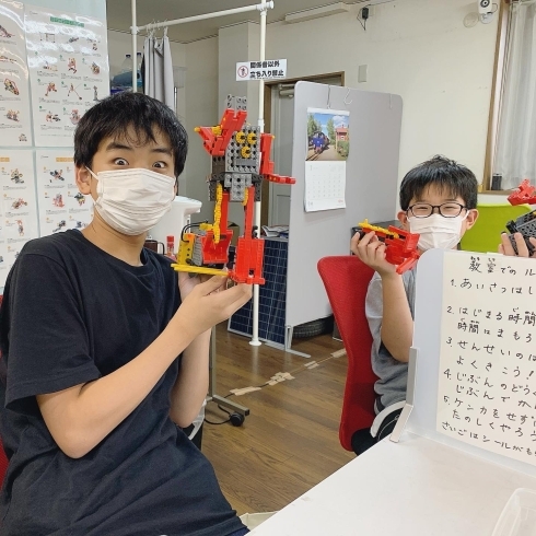 ミドルコースの生徒さんです！「ロボット教室【福島市、ロボットプログラミング教室はつながるIT教室】」