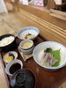 「《味の庄　伯備》本日の日替わりランチ「チヌ（黒鯛）の刺身」」