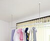ホスクリーン:不要な時、吊り金具も外せます。「お部屋のお洗濯ものどうしてますか？」