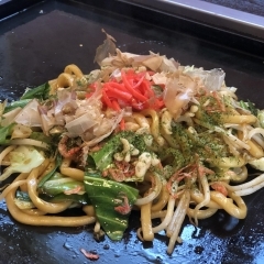 野菜焼きうどん