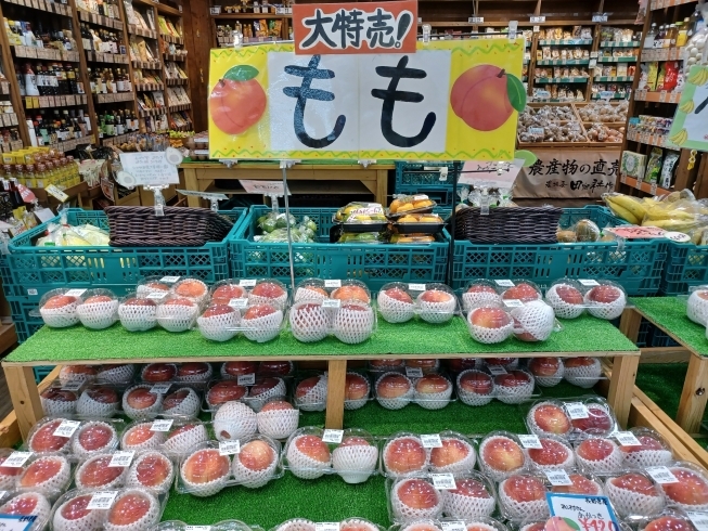 長野県産松村さんのあまーい桃「あまーい桃お買い得‼️」