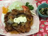 「本日の日替わりは　チキン南蛮タルタルソース」