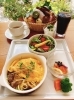 鳥取和牛と三種のきのこのクリームソースのオムパスタ「9月のフェア「地元食材を使った新感覚のオムパスタ」フェア開催中!」