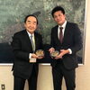 苫小牧市長と「100円カルビ丼とザンギ丼✨」