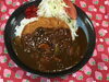 「本日の日替わりランチは　カツカレーです。」