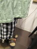 ファッション＆雑貨 ♬INTRO 小さなお洋服屋さん「タックドビーワンピ×チェックパンツで“ラクちん夏コーデ”」