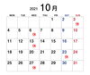 「10月　店休日のお知らせ」