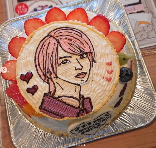 キャラクター 似顔絵ケーキの御案内です 菓子職人chez Miura S シェ ミウラ のニュース まいぷれ 岡山市中区 南区