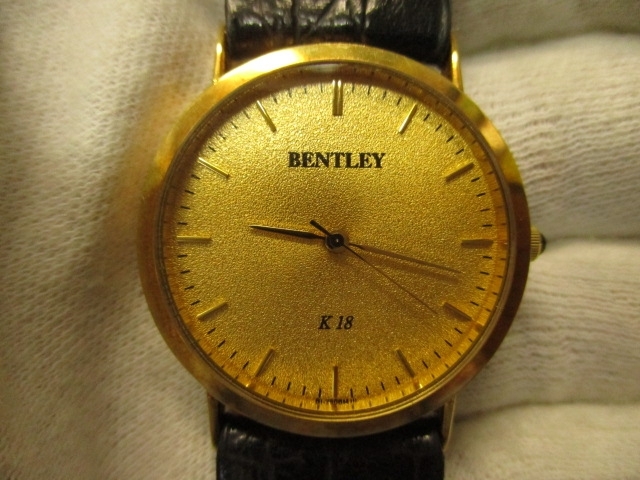 BENTLEY(ベントレー) 腕時計 K18 750 刻印表記有り【時計・カメラは 