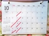 10月のカレンダー「10月のお休み!」