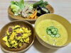 かぼちゃサラダとかぼちゃスープ♪「夫はなんにでも興味深々！でもよそ見をしないで私を見て笑」