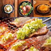 「豚肉ネギ塩鉄板焼き飯　ロコモコ丼」