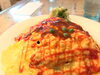 苦手なグリーンピース食べることできた＼(^o^)／「いんでいらでオムえびめし。」