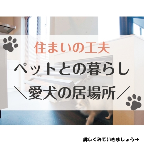 住まいの工夫　ペットとの暮らし＼愛犬の居場所／「住まいの工夫＼愛犬の居場所／　ペットとの暮らし」