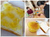 贅沢☕️❣️ゆずジャムたっぷり塗って頂きました✨「手作りゆずジャム❣️✨」