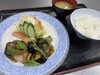 「10月15(金) 魚魚レストランのおすすめランチは「チキンソテーの野菜あんかけ」です♪」