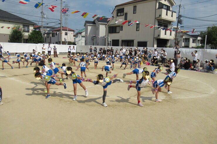 年長組!組体操「運動会!」