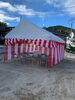 西条駅北　地鎮祭設営。「東広島市西条町寺家　西条駅北口地域　地鎮祭の設営を行いました！」