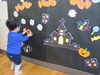 僕が作ったかぼちゃだよ「今日はたまて箱「ハロウィンを楽しもう」がありました！」