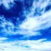 よく見ると、おばけみたいな雲「今日の言葉&一言メッセージ」