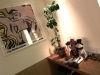 「小さなスタッフ達が店内で隠れる様にクリスマスを彩り始めてます。音楽も♪　  小樽のバー・ハーフトーン」