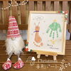 「クリスマス手形アート」