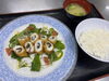 「11月8日(月) 魚魚レストランのおすすめランチは「マトウ鯛の梅じそフライ」」