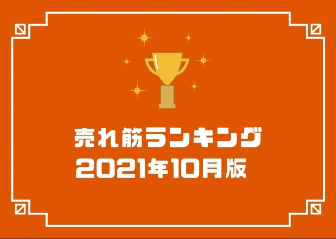 「10月の人気売れ筋ランキング大公開！」