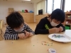 「ストローブレスレット作り♪」