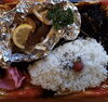 「明日の日替り弁当は魚のホイル焼き」