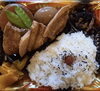 「明日の日替り弁当は豚バラと大根の梅煮」