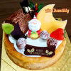 クリスマスケーキのベイクドチーズケーキ☆「2021年クリスマスケーキのご紹介☆濃厚チーズとザクザク食感が楽しめる♪ベイクドチーズケーキ☆」
