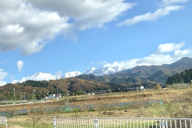 立山連峰「久しぶりの秋晴れでしたね♡」