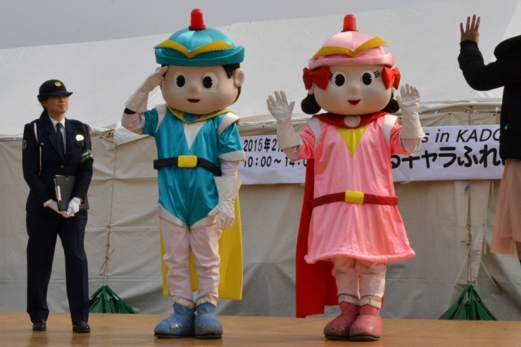 フーくん（左）・ケイちゃん（右）　大阪府警<br>