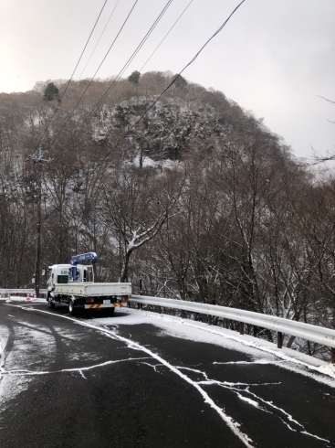 雪「坂本塗装　1日で雪景色へ」