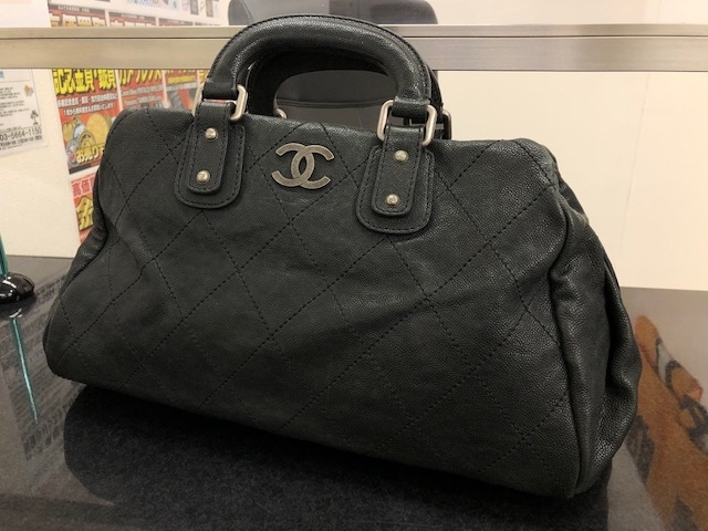 「大黒屋 瑞江店 シャネル CHANEL キャビアスキン ボストンバッグ をお買取させて頂きました。　瑞江 篠崎 一之江 船堀」