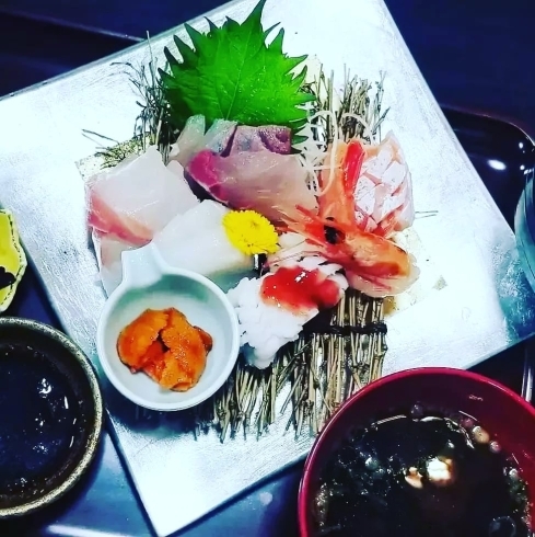 お造り定食　上「本日のオススメ」