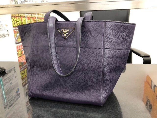 「大黒屋 瑞江店 プラダ PRADA レザー トートバッグ をお買取させて頂きました。　　瑞江 篠崎 一之江 船堀 」