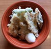 「明日の日替り弁当は煮アナゴ天丼」