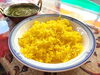 サフランライス「インド料理の1つ、黄色のサフランライス！カレーによく合うライスです♪【Indian Nepal Restaurant PURNIMA】」