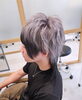 「シルバー×ブラックで魅せるV系ウルフ」