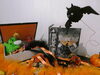 「ハロウィンの飾りつけ」