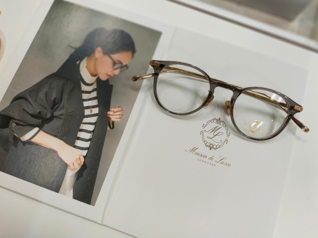 「石井里奈さんがイメージモデルのMeison de Luxe Lunettes♡　　　メガネの玉屋八戸市」