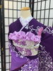 「ふりそでsanQ高砂店👘紫好き必見💜推しの色が紫🪻個性派お振袖コーディネート✨6月限定！振袖レンタルご契約の方、浴衣プレゼント❣️【東京都葛飾区限定！成人式の豪華振袖フルセットレンタル)」