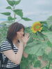 一番お気に入りの写真。嫁入り写真にします。←勝手に「ひまわりちゃん【まいぷれ・西京区・南区・編集部】」