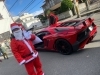 自動車に乗ったサンタさん 自動車に乗ったサンタさん