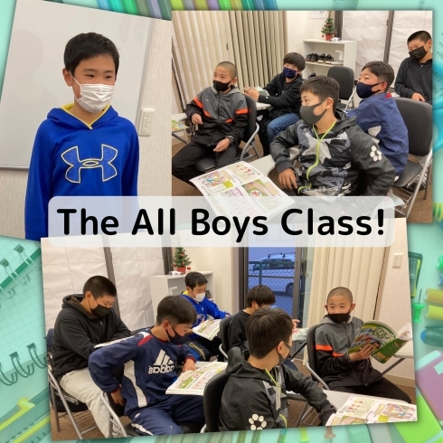 The BOYS!「Teacher'sコーナー98号 One of my classes! 【蘇我駅近くの英会話教室】」