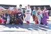 12/26小美玉市そららにて。《祭りだ和っしょい》「新年明けましておめでとうございます」