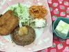 「本日のAランチは　和風ハンバーグです。」