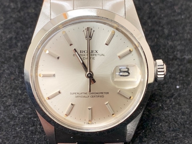 1968年製造　ロレックス　腕時計　高額査定でした「ROLEX  ロレックス　腕時計　高価買取させて頂きました。　　中が見える安心の当店「買取りと査定」は「チケット大黒屋」金町北口店」